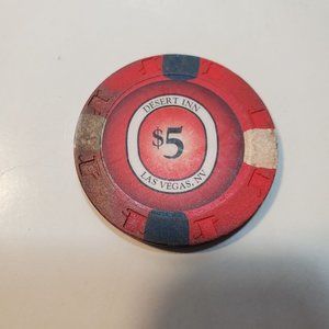 Imploded Desert Inn Las Vegas 5 Dollar Chip